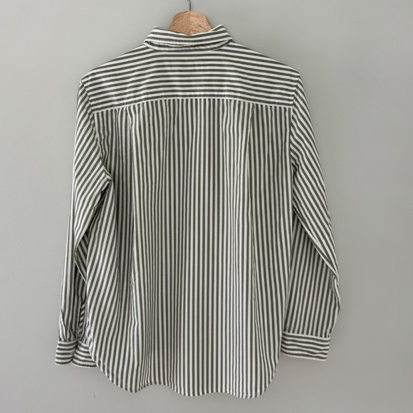 Loft Striped Button Up Long Sleeve Shirt - Picture 4 of 8